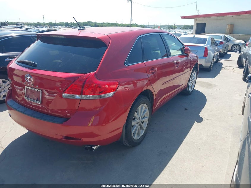 2010 Toyota Venza VIN 4T3ZA3BB4AU032144 IAAI salvage auction — NORMAL WEAR, Original (Texas), sold $3,900 on 2026-07-27 (photo 4)