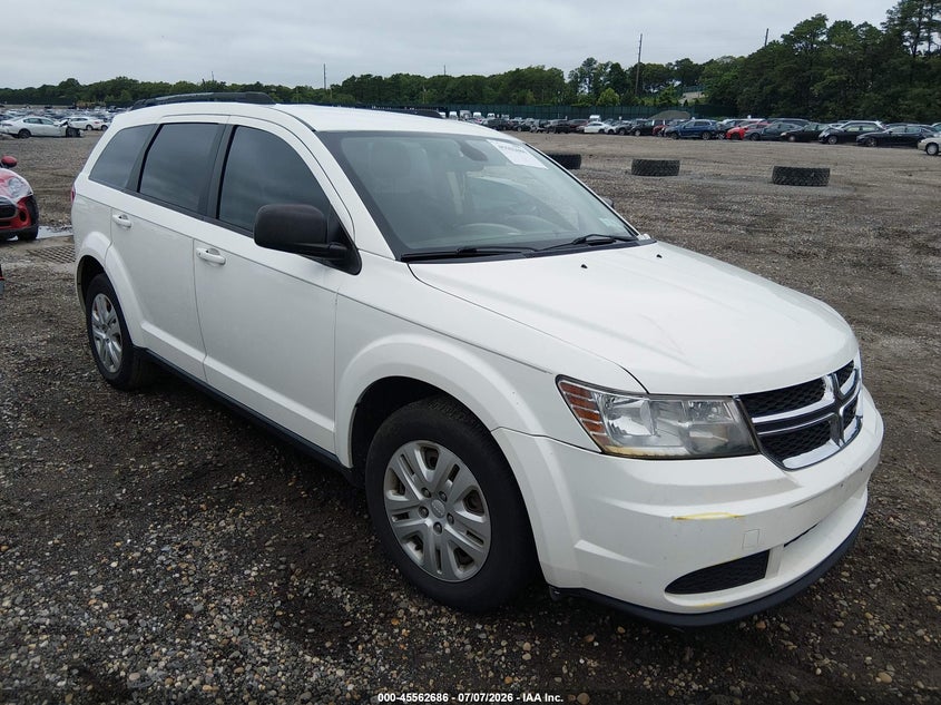 2018 Dodge Journey VIN 3C4PDCAB3JT348013 IAAI salvage auction — NORMAL WEAR, Clear (New York), sold $425 on 2026-07-23 (photo 1)