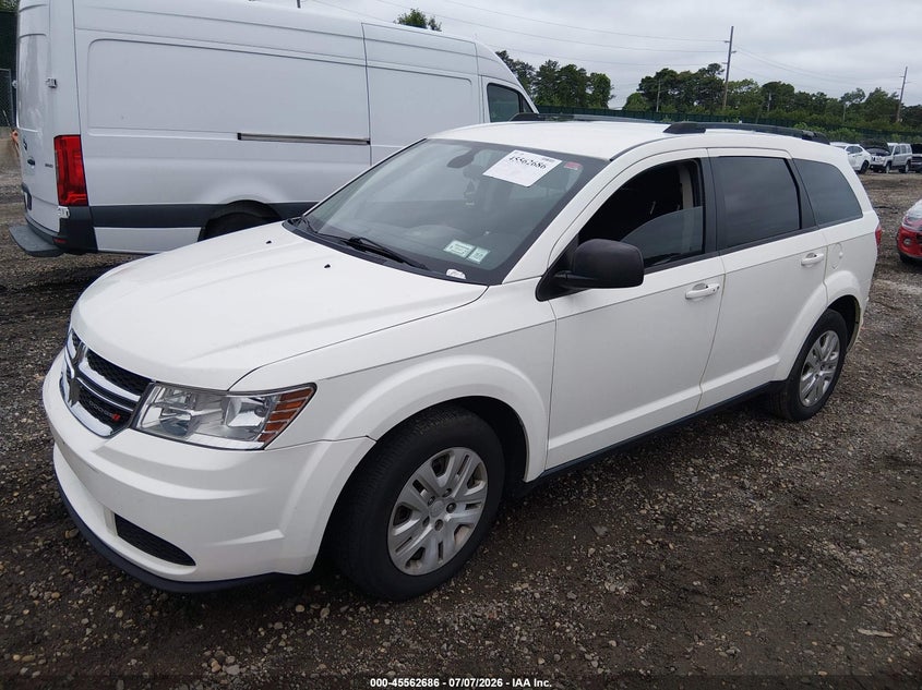 2018 Dodge Journey VIN 3C4PDCAB3JT348013 IAAI salvage auction — NORMAL WEAR, Clear (New York), sold $425 on 2026-07-23 (photo 2)