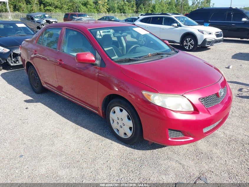 2009 Toyota Corolla VIN JTDBL40E599023124 IAAI salvage auction — NORMAL WEAR, Clear (Florida), sold $2,850 on 2026-07-14 (photo 1)