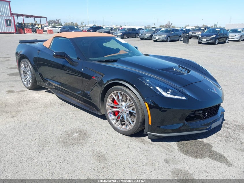2019 Chevrolet Corvette VIN 1G1YR3D68K5606198 — IAAI salvage auction photo