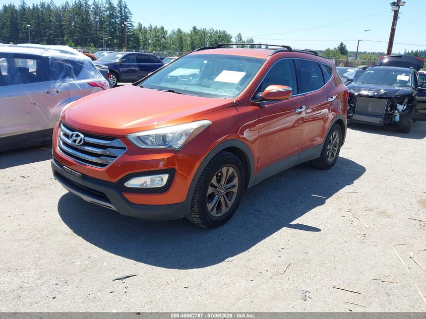 2013 Hyundai Santa fe VIN 5XYZUDLBXDG004587 IAAI salvage auction — NORMAL WEAR, Clear (Washington), sold $1,100 on 2026-07-29 (photo 2)