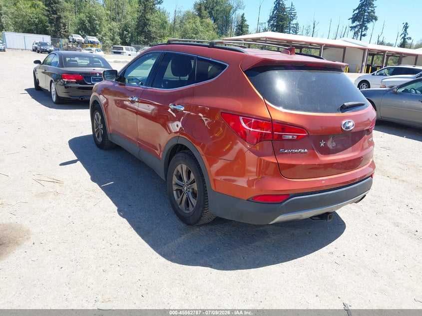 2013 Hyundai Santa fe VIN 5XYZUDLBXDG004587 IAAI salvage auction — NORMAL WEAR, Clear (Washington), sold $1,100 on 2026-07-29 (photo 3)