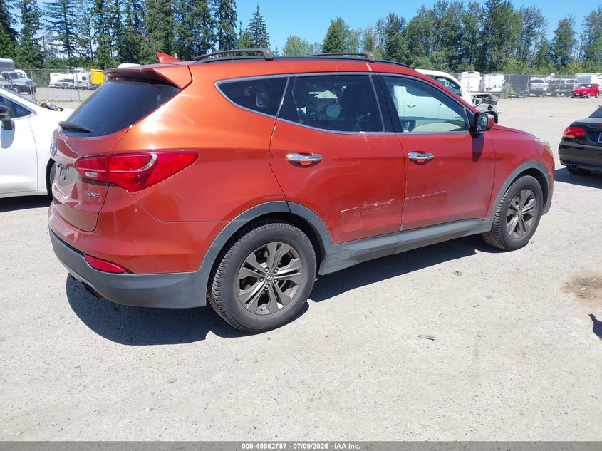 2013 Hyundai Santa fe VIN 5XYZUDLBXDG004587 IAAI salvage auction — NORMAL WEAR, Clear (Washington), sold $1,100 on 2026-07-29 (photo 4)