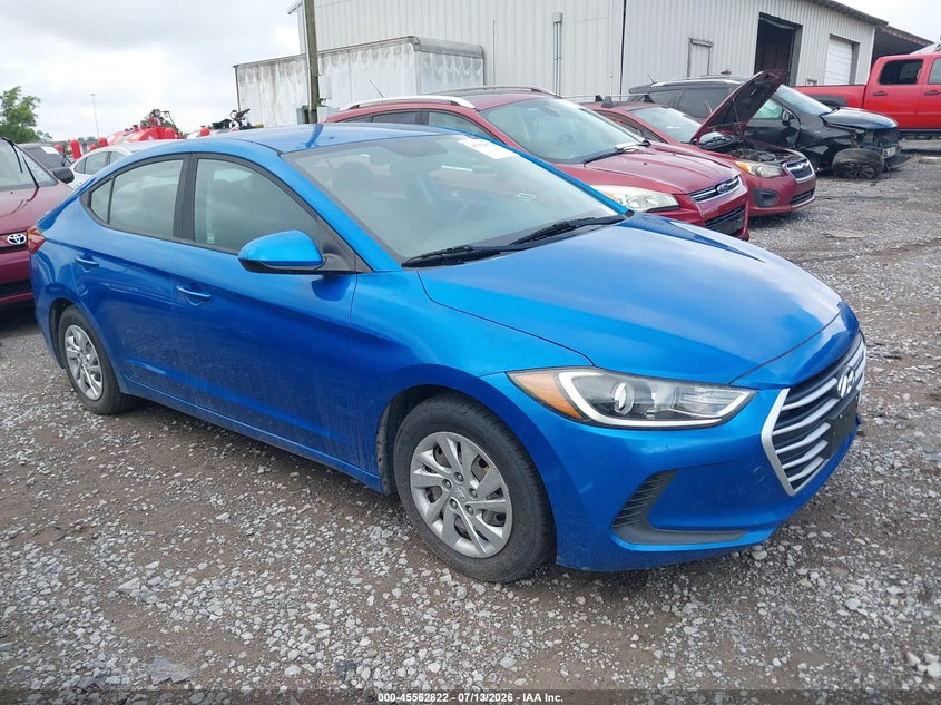 2017 Hyundai Elantra VIN KMHD74LF3HU350601 IAAI salvage auction — NORMAL WEAR, Clear (Tennessee), sold $25 on 2026-07-23 (photo 1)