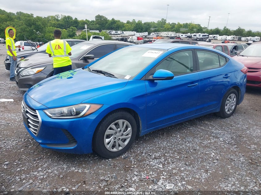 2017 Hyundai Elantra VIN KMHD74LF3HU350601 IAAI salvage auction — NORMAL WEAR, Clear (Tennessee), sold $25 on 2026-07-23 (photo 2)