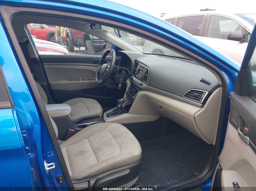 2017 Hyundai Elantra VIN KMHD74LF3HU350601 IAAI salvage auction — NORMAL WEAR, Clear (Tennessee), sold $25 on 2026-07-23 (photo 5)