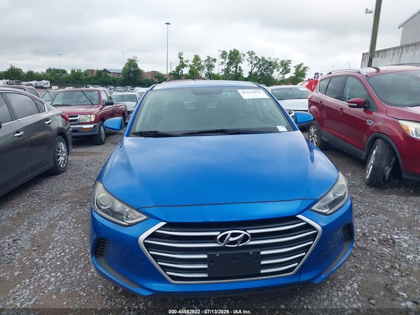 2017 Hyundai Elantra VIN KMHD74LF3HU350601 IAAI salvage auction — NORMAL WEAR, Clear (Tennessee), sold $25 on 2026-07-23 (photo 6)