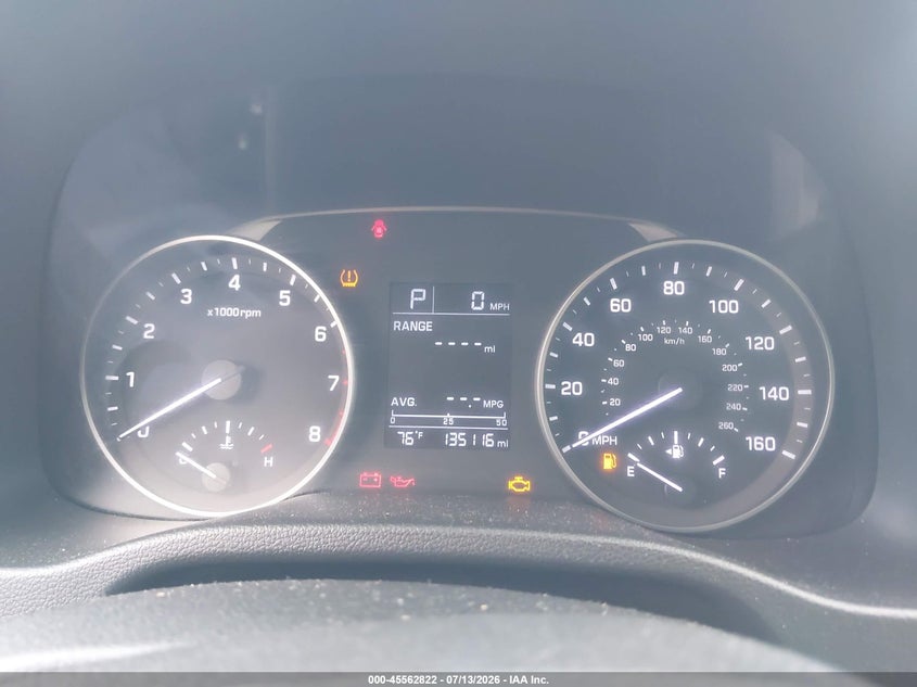 2017 Hyundai Elantra VIN KMHD74LF3HU350601 IAAI salvage auction — NORMAL WEAR, Clear (Tennessee), sold $25 on 2026-07-23 (photo 7)