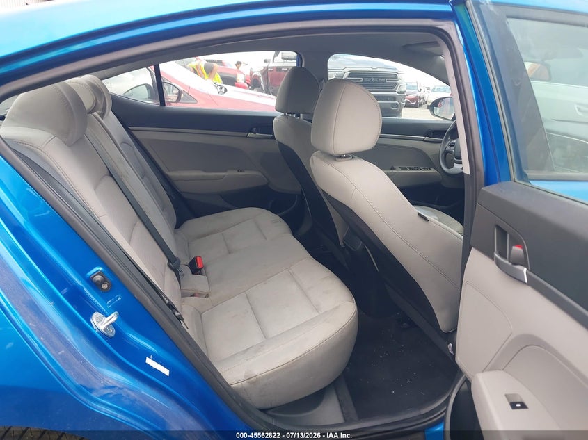 2017 Hyundai Elantra VIN KMHD74LF3HU350601 IAAI salvage auction — NORMAL WEAR, Clear (Tennessee), sold $25 on 2026-07-23 (photo 8)
