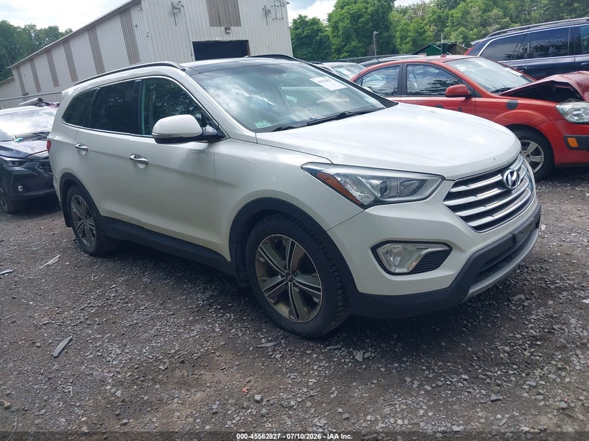 2014 Hyundai Santa fe VIN KM8SRDHF0EU088316 IAAI salvage auction — NORMAL WEAR, Clear (New York), sold $25 on 2026-07-21 (photo 1)