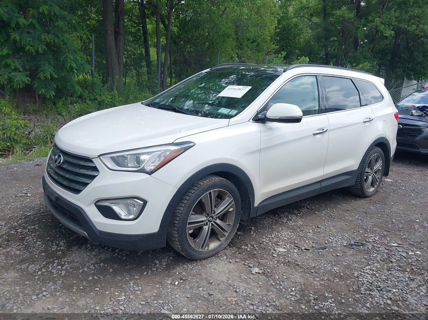 2014 Hyundai Santa fe VIN KM8SRDHF0EU088316 IAAI salvage auction — NORMAL WEAR, Clear (New York), sold $25 on 2026-07-21 (photo 2)