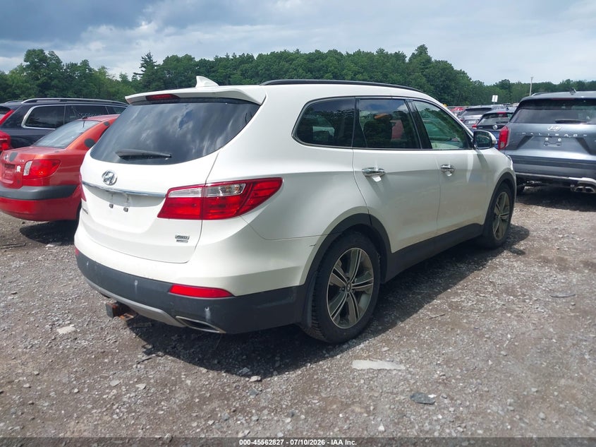 2014 Hyundai Santa fe VIN KM8SRDHF0EU088316 IAAI salvage auction — NORMAL WEAR, Clear (New York), sold $25 on 2026-07-21 (photo 4)