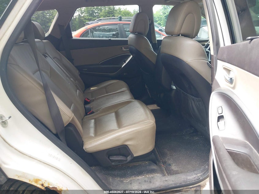 2014 Hyundai Santa fe VIN KM8SRDHF0EU088316 IAAI salvage auction — NORMAL WEAR, Clear (New York), sold $25 on 2026-07-21 (photo 8)