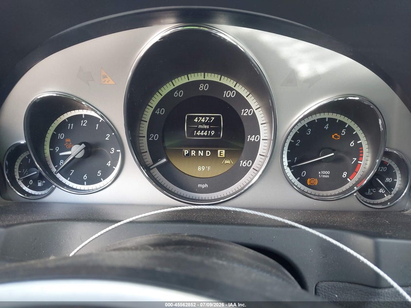 2012 Mercedes-benz E-class VIN WDDKJ5KB0CF172103 IAAI salvage auction — NORMAL WEAR, Original (Texas), sold $75 on 2026-07-27 (photo 7)