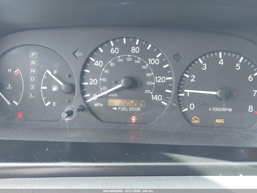 2000 Toyota Camry VIN JT2BF22K1Y0249929 IAAI salvage auction — NORMAL WEAR, Original (Texas), sold $25 on 2026-07-27 (photo 7)