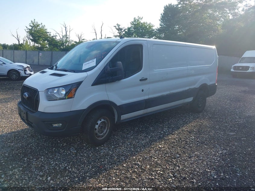 2023 Ford Transit-250 VIN 1FTBR1Y80PKA21458 IAAI salvage auction — NORMAL WEAR, Clear (New Jersey), sold $16,250 on 2026-07-14 (photo 2)