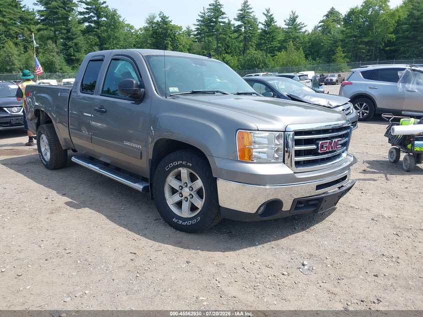 2012 Gmc SIERRA VIN 1GTR2VE75CZ246563 IAAI salvage auction — FRONT & REAR, Clear (Massachusetts), sold $725 on 2026-07-23 (photo 1)