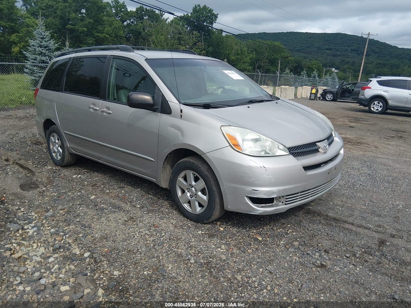 2004 Toyota Sienna VIN 5TDZA23C14S042086 IAAI salvage auction — NORMAL WEAR, Clear (New Jersey), sold $1,150 on 2026-07-09 (photo 1)