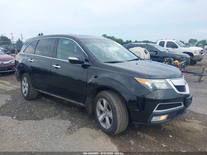 2011 Acura Mdx VIN 2HNYD2H66BH531353 IAAI salvage auction — SIDE, Clear (Virginia), sold $700 on 2026-08-02 (photo 1)