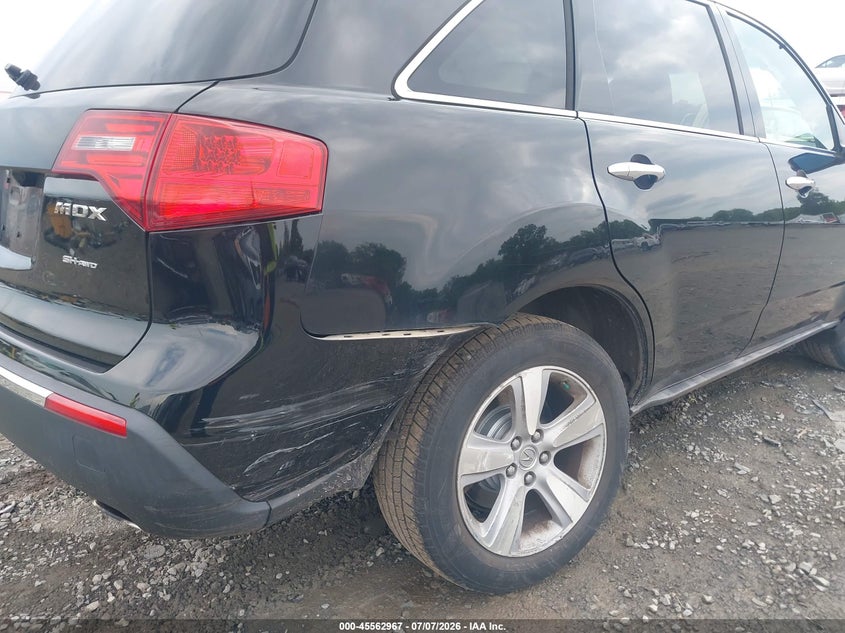2011 Acura Mdx VIN 2HNYD2H66BH531353 IAAI salvage auction — SIDE, Clear (Virginia), sold $700 on 2026-08-02 (photo 6)