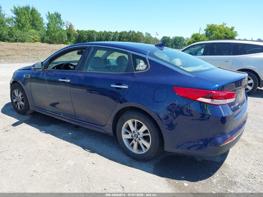 2018 Kia Optima VIN 5XXGT4L33JG223331 IAAI salvage auction — FRONT END, Mv-907A (New York), sold $2,000 on 2026-07-26 (photo 3)