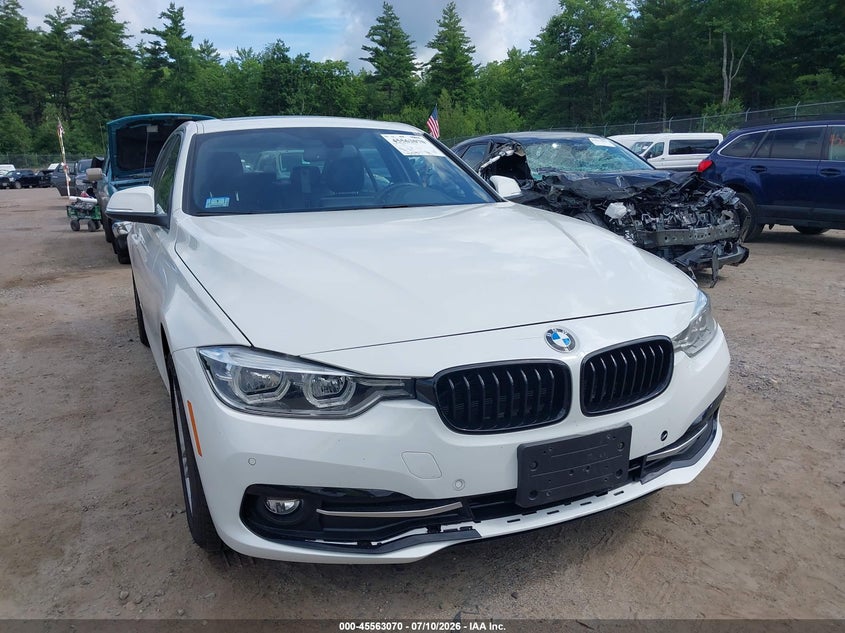 2018 BMW 3er VIN WBA8D9C56JA607550 IAAI salvage auction — MECHANICAL, Salvage (Massachusetts), sold $7,500 on 2026-08-05 (photo 6)
