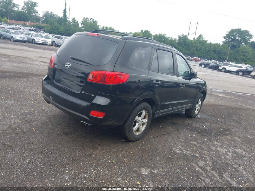 2007 Hyundai Santa fe VIN KM8SG13D87U098895 IAAI salvage auction — NORMAL WEAR, Clear (Pennsylvania), sold $1,300 on 2026-07-10 (photo 4)