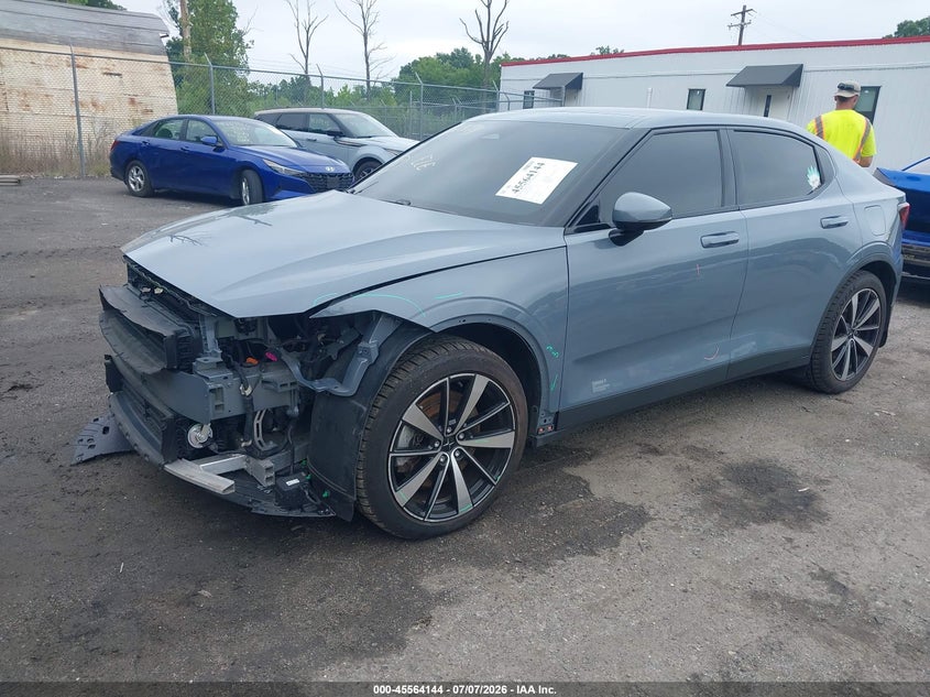 2022 Polestar 2 VIN LPSED3KA3NL058362 IAAI salvage auction — FRONT END, Salvage - Greater Than 75% (Maryland), sold $6,900 on 2026-08-01 (photo 2)