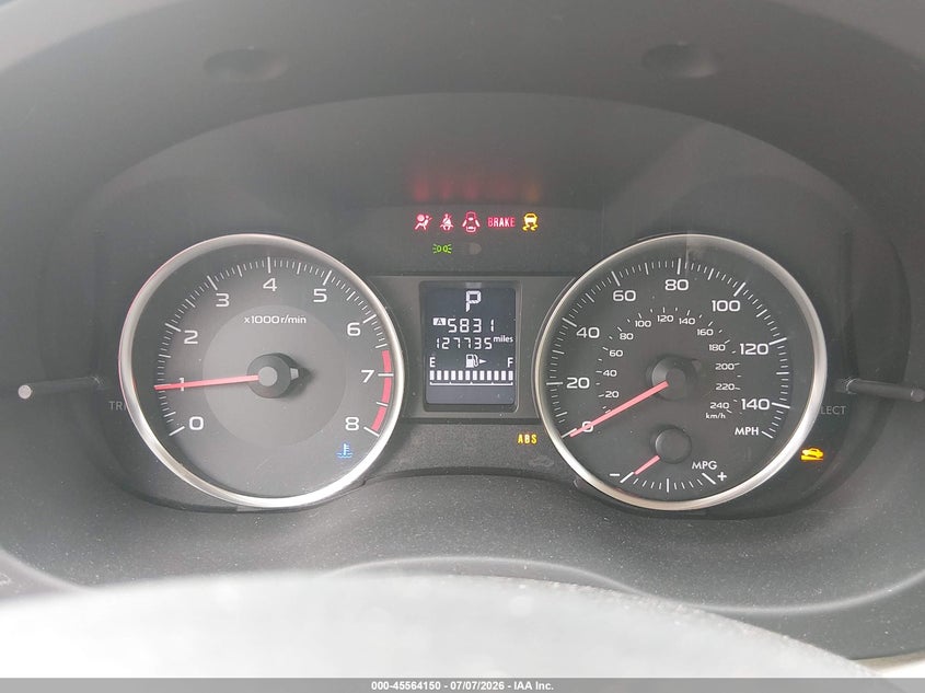 2013 Subaru Xv VIN JF2GPAGC2D2846609 IAAI salvage auction — LEFT FRONT, Salvage (Idaho), sold $1,125 on 2026-07-30 (photo 7)