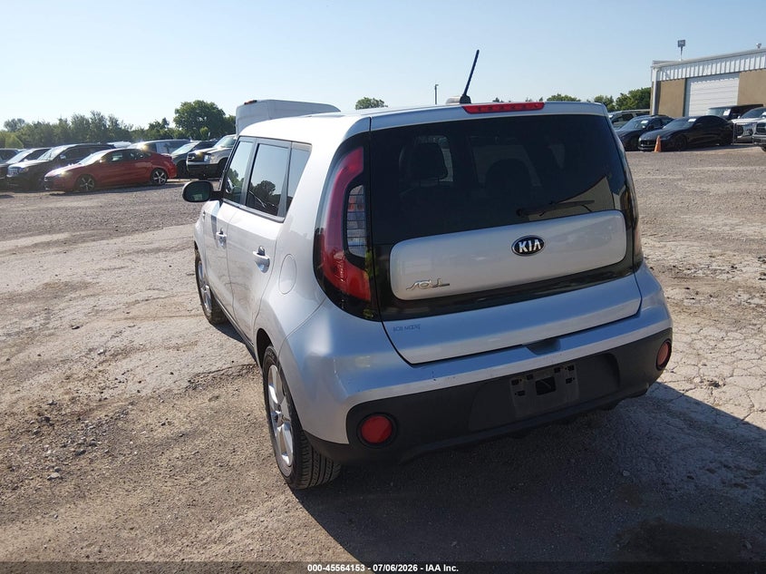 2018 Kia Soul VIN KNDJN2A26J7602380 IAAI salvage auction — MECHANICAL, Salvage Title, sold $1,150 on 2026-07-22 (photo 3)