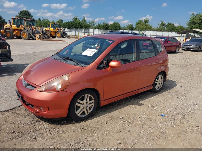 2007 Honda Fit VIN JHMGD38637S055505 IAAI salvage auction — NORMAL WEAR, Repossession Paperwork (Georgia), sold $25 on 2026-07-30 (photo 2)