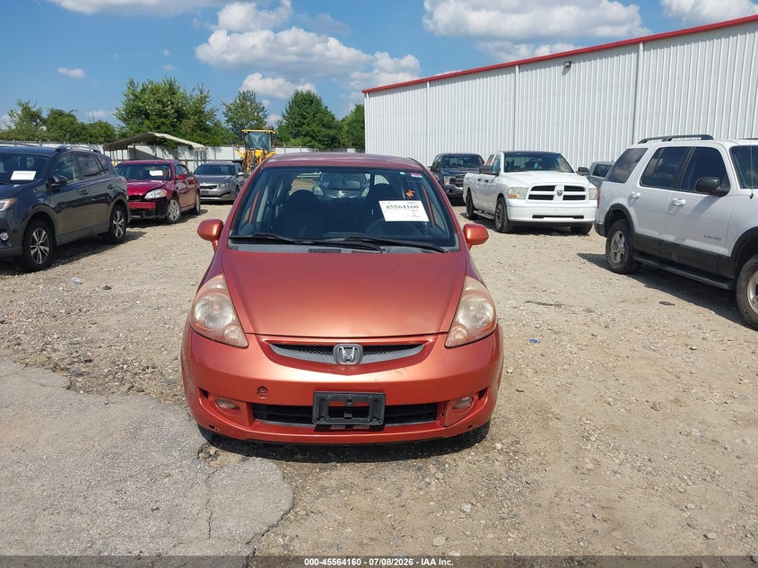 2007 Honda Fit VIN JHMGD38637S055505 IAAI salvage auction — NORMAL WEAR, Repossession Paperwork (Georgia), sold $25 on 2026-07-30 (photo 6)
