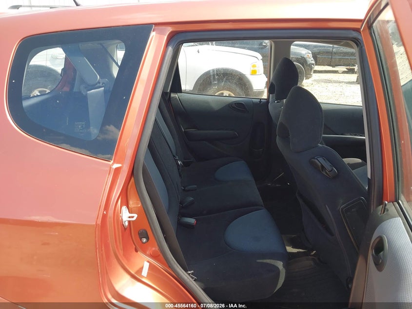 2007 Honda Fit VIN JHMGD38637S055505 IAAI salvage auction — NORMAL WEAR, Repossession Paperwork (Georgia), sold $25 on 2026-07-30 (photo 8)
