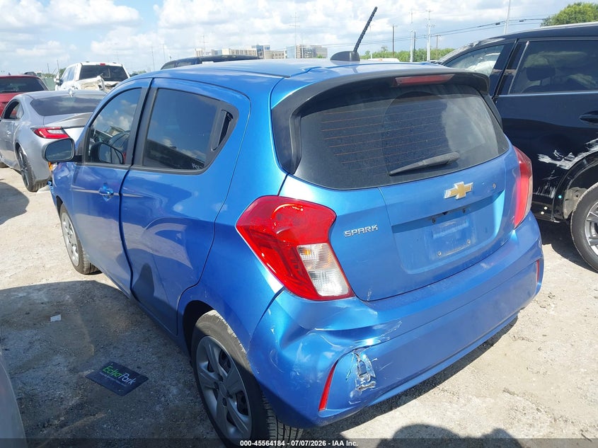 2017 Chevrolet Spark VIN KL8CB6SAXHC811601 IAAI salvage auction — FRONT END, Salvage (Texas), sold $1,000 on 2026-07-19 (photo 3)