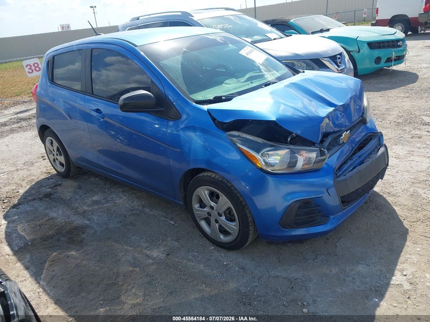 2017 Chevrolet Spark VIN KL8CB6SAXHC811601 IAAI salvage auction — FRONT END, Salvage (Texas), sold $1,000 on 2026-07-19 (photo 1)