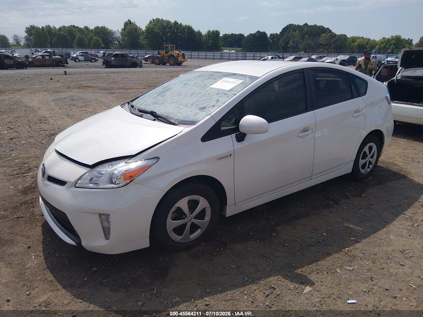 2013 Toyota Prius VIN JTDKN3DU4D1720930 IAAI salvage auction — RIGHT SIDE, Salvage (Arkansas), sold $2,050 on 2026-07-29 (photo 2)