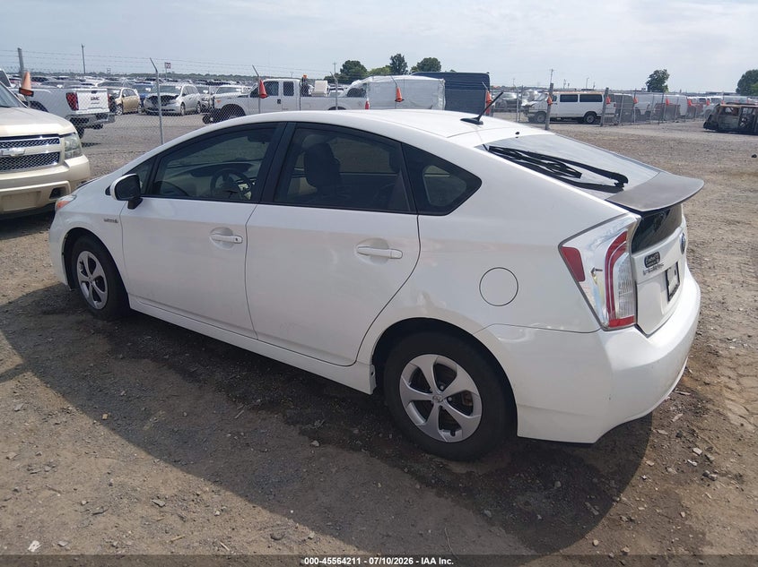2013 Toyota Prius VIN JTDKN3DU4D1720930 IAAI salvage auction — RIGHT SIDE, Salvage (Arkansas), sold $2,050 on 2026-07-29 (photo 3)