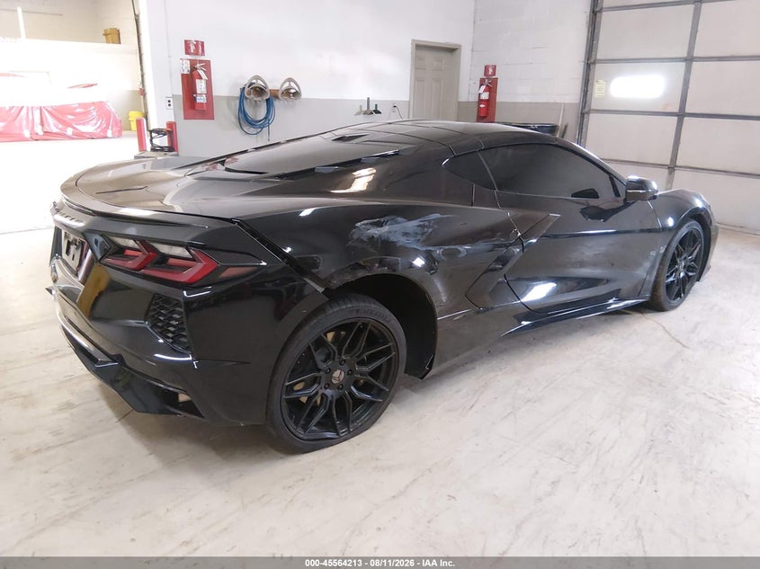 2022 Chevrolet Corvette VIN 1G1YB2D48N5115907 IAAI salvage auction — LEFT SIDE, Salvage Title, sold $40,225 on 2026-08-27 (photo 4)