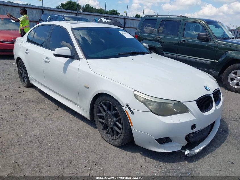 2010 BMW 5 series VIN WBANW1C5XAC167139 IAAI salvage auction — NORMAL WEAR, Clear (Arkansas), sold $150 on 2026-07-22 (photo 1)