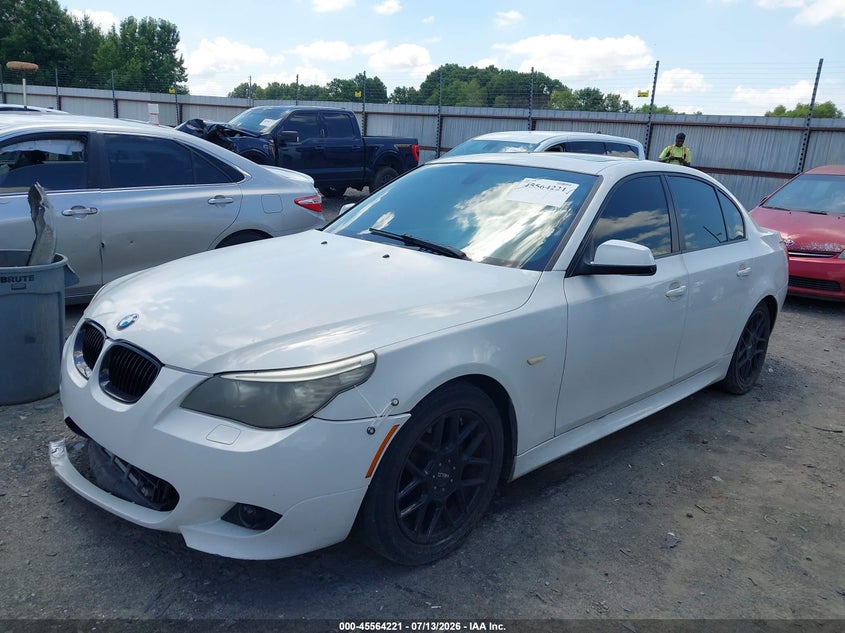 2010 BMW 5 series VIN WBANW1C5XAC167139 IAAI salvage auction — NORMAL WEAR, Clear (Arkansas), sold $150 on 2026-07-22 (photo 2)