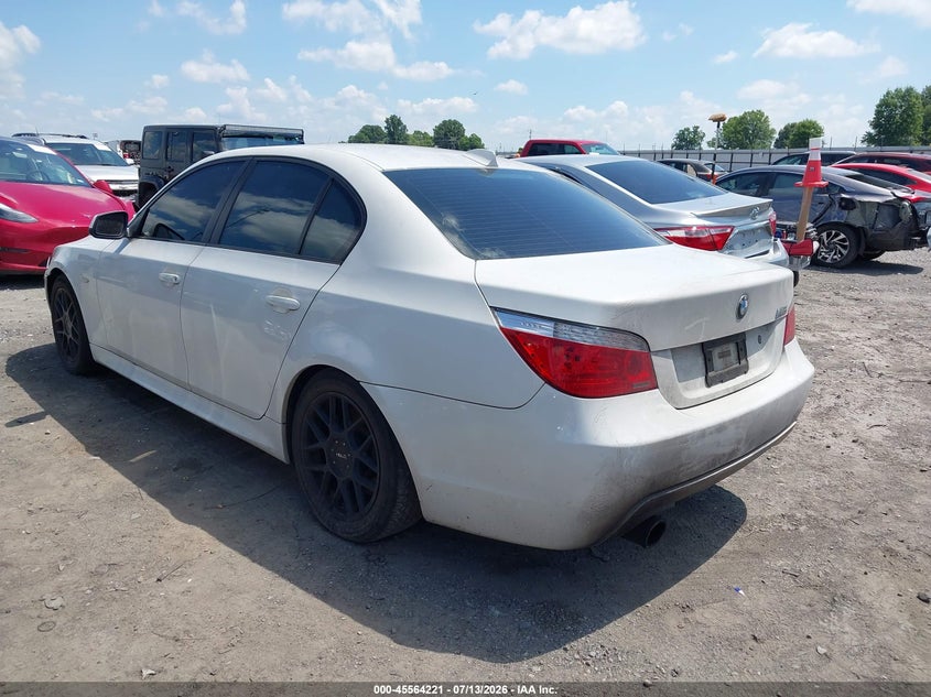 2010 BMW 5 series VIN WBANW1C5XAC167139 IAAI salvage auction — NORMAL WEAR, Clear (Arkansas), sold $150 on 2026-07-22 (photo 3)