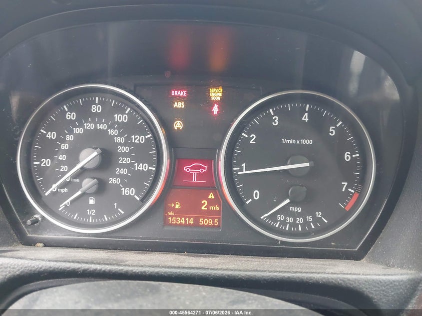 2011 BMW 3 series VIN WBAPK7C56BA771517 IAAI salvage auction — NORMAL WEAR, Clear (Pennsylvania), sold $1,400 on 2026-07-14 (photo 7)
