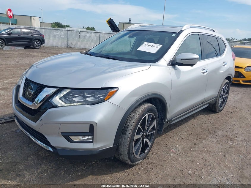 2017 Nissan Rogue VIN JN8AT2MTXHW145605 IAAI salvage auction — REAR END, Rebuildable (Florida), sold $2,100 on 2026-07-28 (photo 2)
