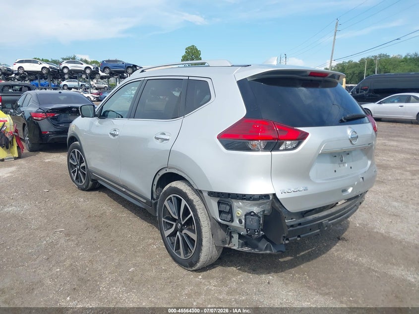 2017 Nissan Rogue VIN JN8AT2MTXHW145605 IAAI salvage auction — REAR END, Rebuildable (Florida), sold $2,100 on 2026-07-28 (photo 3)