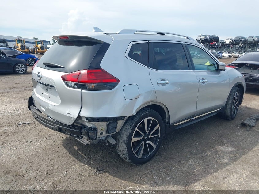 2017 Nissan Rogue VIN JN8AT2MTXHW145605 IAAI salvage auction — REAR END, Rebuildable (Florida), sold $2,100 on 2026-07-28 (photo 4)