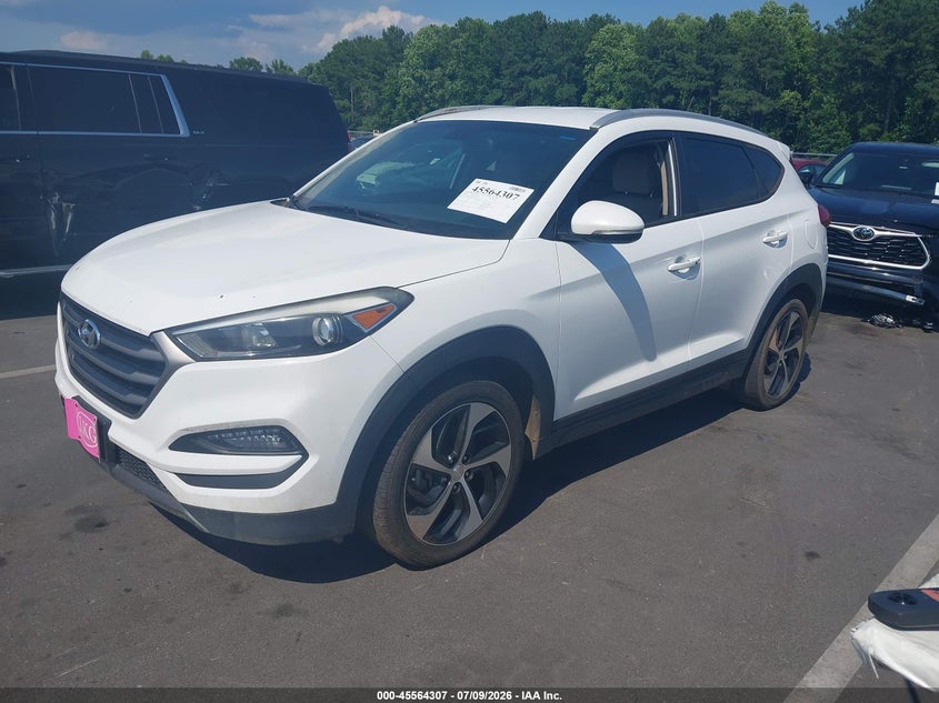 2016 Hyundai Tucson VIN KM8J33A20GU045273 IAAI salvage auction — NORMAL WEAR, Clear (North Carolina), sold $2,300 on 2026-07-29 (photo 2)
