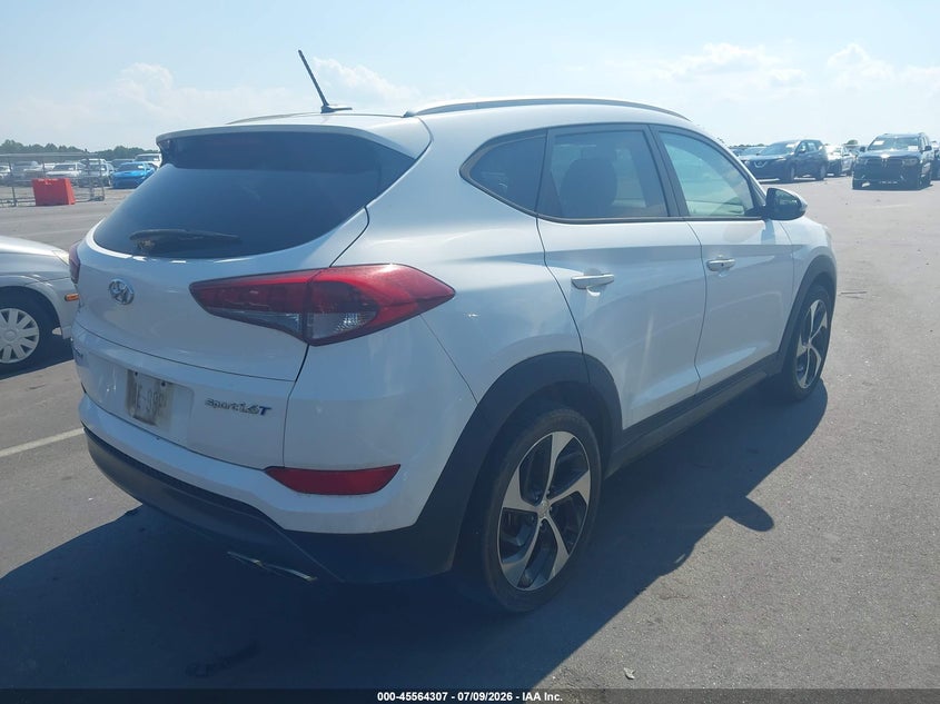 2016 Hyundai Tucson VIN KM8J33A20GU045273 IAAI salvage auction — NORMAL WEAR, Clear (North Carolina), sold $2,300 on 2026-07-29 (photo 4)