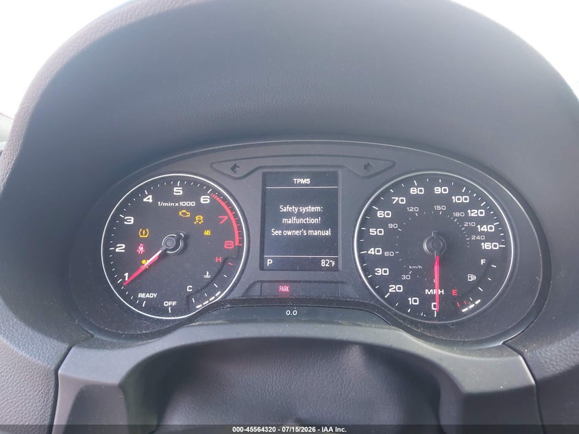 2018 Audi A3 VIN WAUAUHFF8J1072253 IAAI salvage auction — RIGHT REAR, Salvage (Tennessee), sold $2,200 on 2026-08-01 (photo 7)