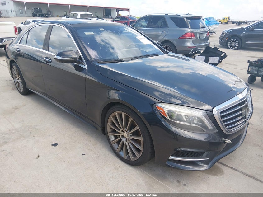 2015 Mercedes-benz S-klasse VIN WDDUG8CB5FA115792 IAAI salvage auction — FRONT END, Salvage Title, sold $25 on 2026-08-07 (photo 1)
